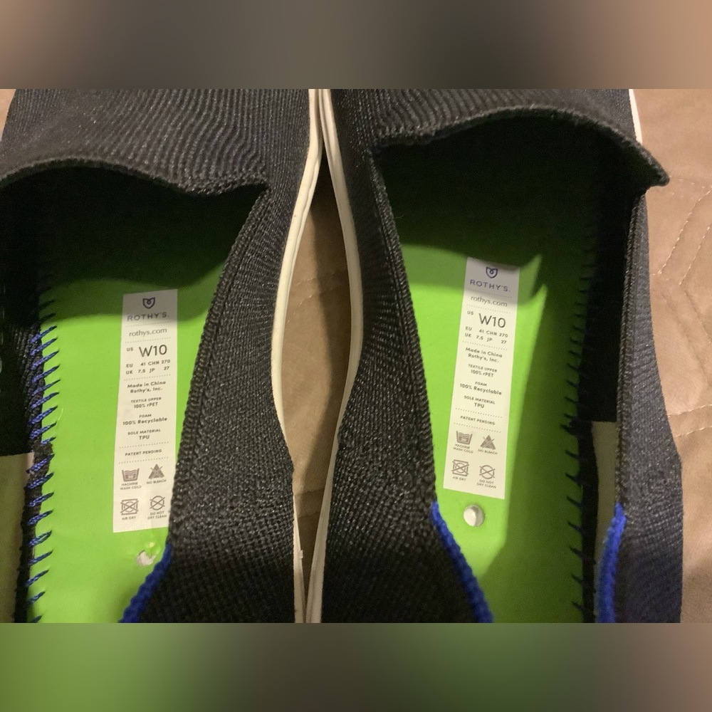 Rothys The Original Slip On Sneaker Size 10 - image 4